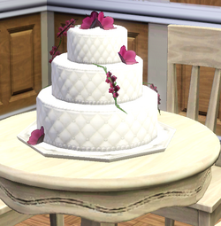 Bolo de casamento, The Sims Wiki