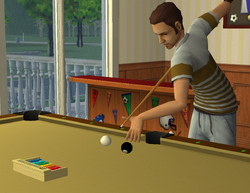 Mesa de sinuca, The Sims Wiki