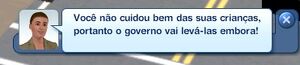 Aviso da Assistente Social TS3