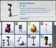 Referência à Ossilda em The Sims 4.