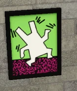 Aparição na "Pintura de Coelhinho Radical", em The Sims 3: Anos 70, 80, e 90.