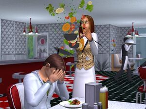 Sims 2 Derrubando Comida