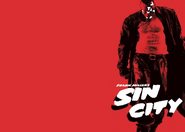 Marv on a Sin City wallpaper.