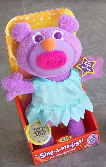 Sing-a-ma-jigs! Duets 15体セット Mattel Sing-A-Ma-Jigs Duets Plush Duo Mom & Baby Sing A Ma