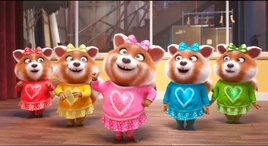 Red pandas (Cuties) - Idea from Buster's finger wagging