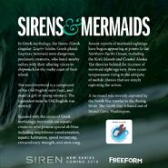 Póster oficial de definición de sirenas y sirenos de Freeform