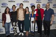 WonderCon 2018 Emily Whitesell, Rena Owen, Alex Roe, Eline Powell, Sibongile Mlambo, Ian Verdun, Eric Wald