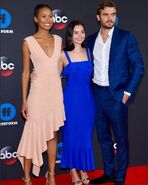 Freeform Upfronts 2018 Fola Evans-Akingbola, Eline Powell and Alex Roe