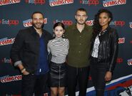 NYCC 2017 Ian Verdun, Eline Powell, Alex Roe, Fola Evans-Akingbola