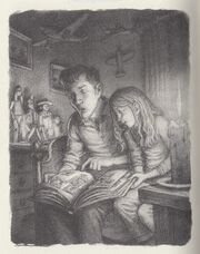 Henry explaining his past to Sabrina