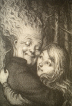 Relda hugging Sabrina whilst possessed by Mirror