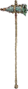 Unused concept art of a treasure called the Mallet of Plenty, by Jan Pospíšil. The dev team ultimately decided not to illustrate treasures except as they figured in events.