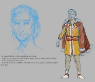 Concept art of Beren the Swift.