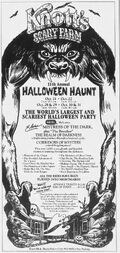 Knott's Scary Farm 1983 ad