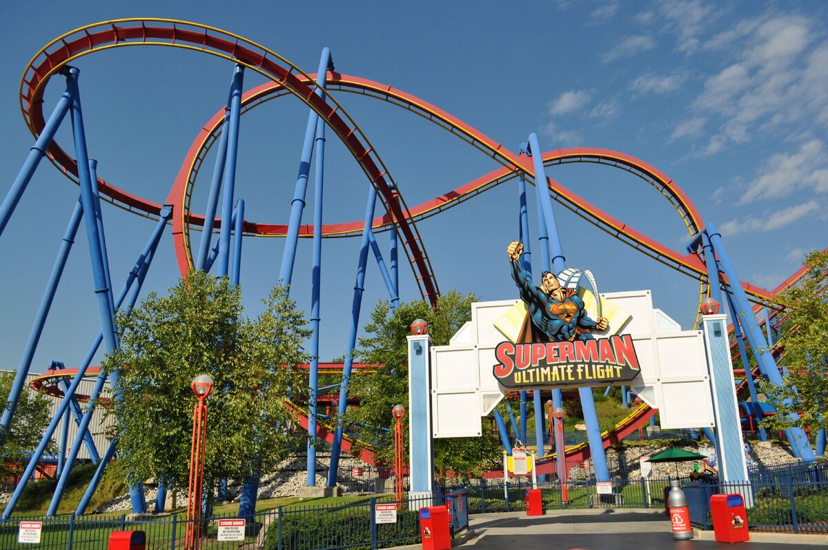 Superman Ultimate Flight Six Flags Over Georgia Six Flags