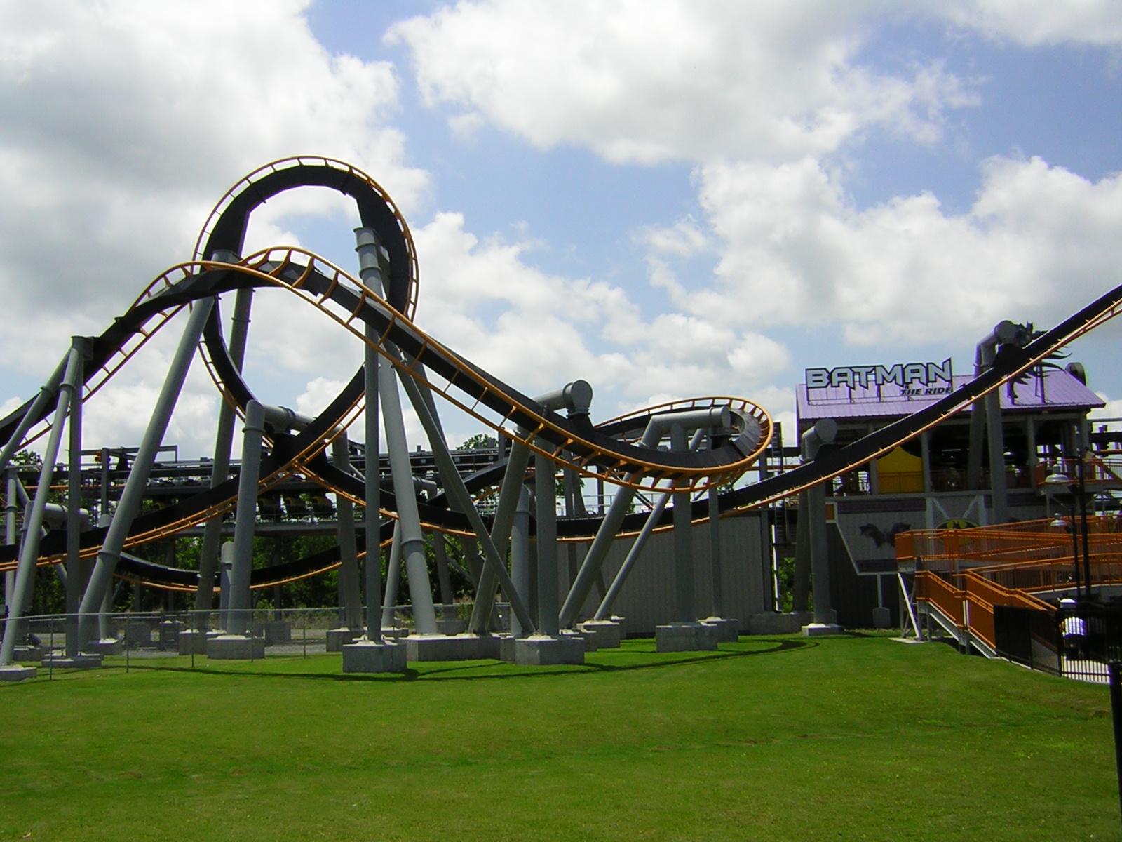 Batman The Ride Six Flags New Orleans Six Flags Wiki Fandom