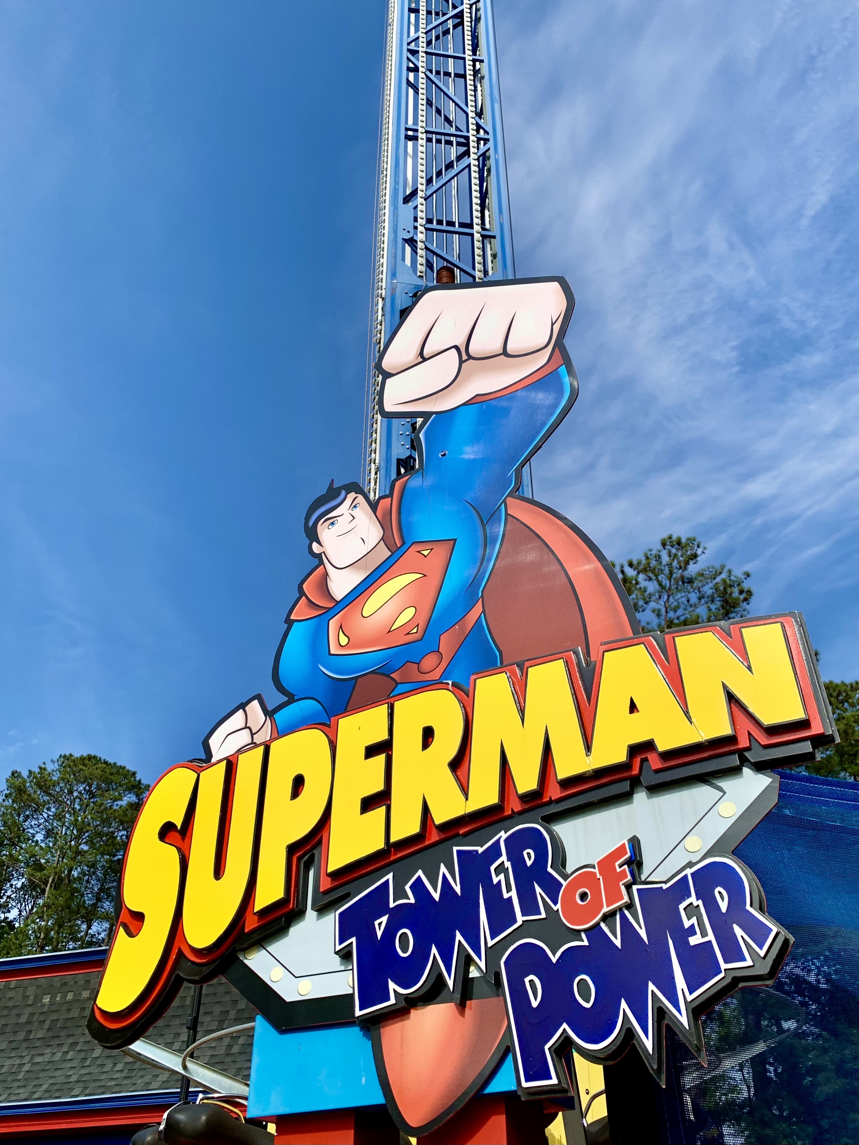 Superman Tower of Power Six Flags Over Georgia Six Flags Wiki