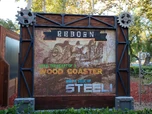 Sign at the queue area
