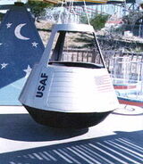 The ride's previous identity as Lunar Lander