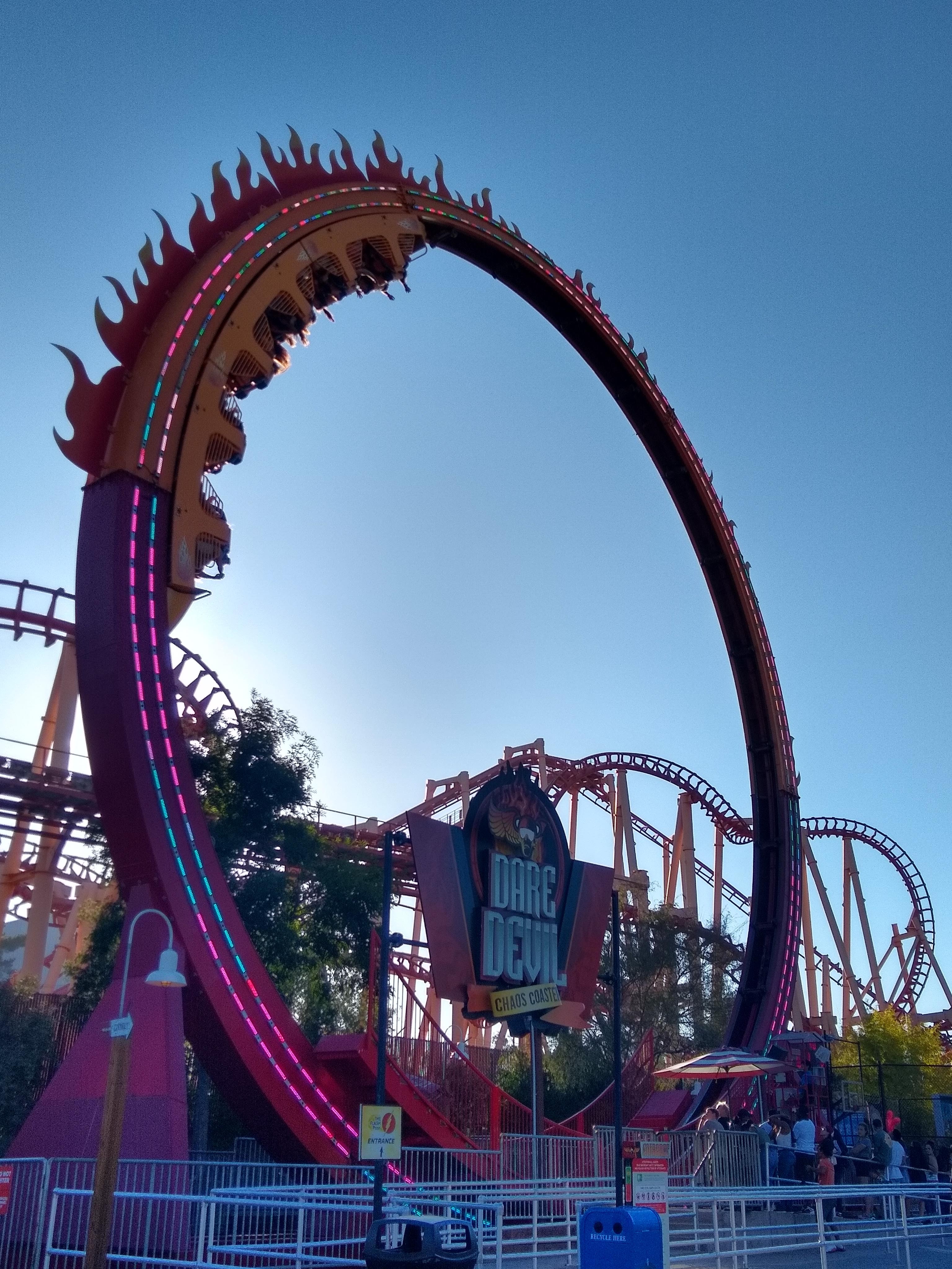 Dare Devil Chaos Coaster Six Flags Wiki Fandom