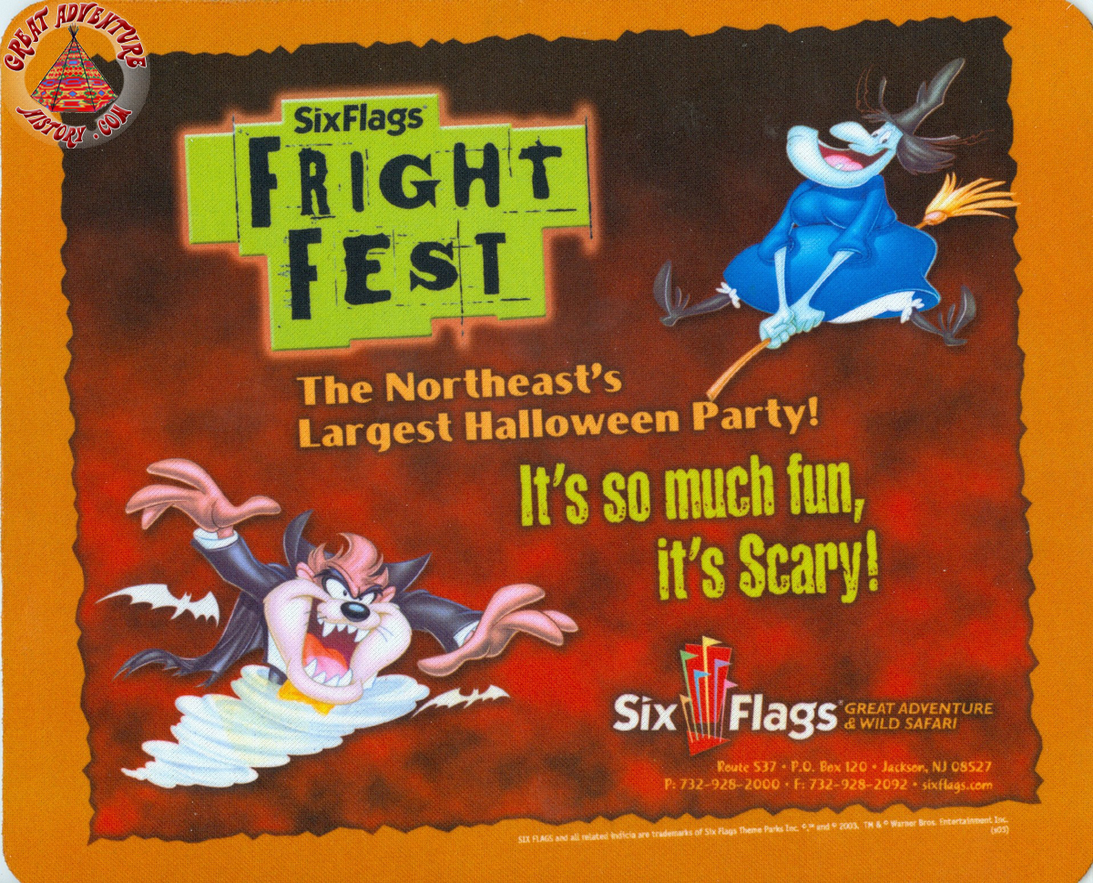 Fright Fest 2003 (Six Flags Great Adventure) Six Flags Wiki Fandom