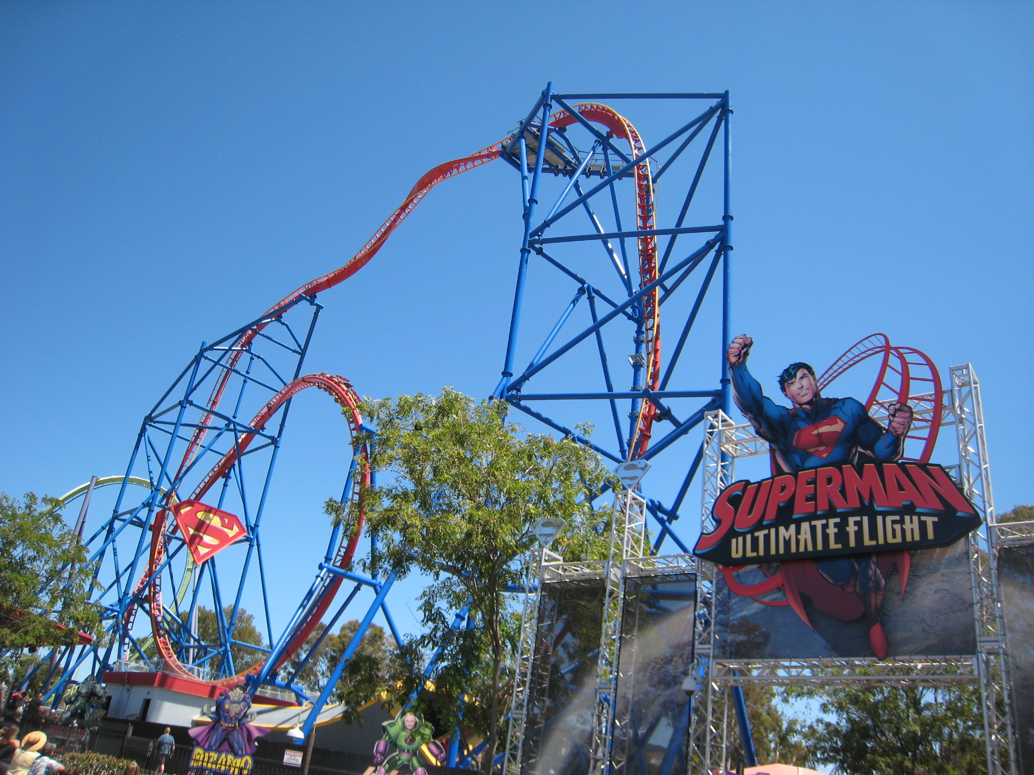 superman roller coaster