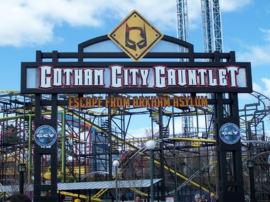 Gotham City Gauntlet Escape from Arkham Asylum Six Flags Wiki