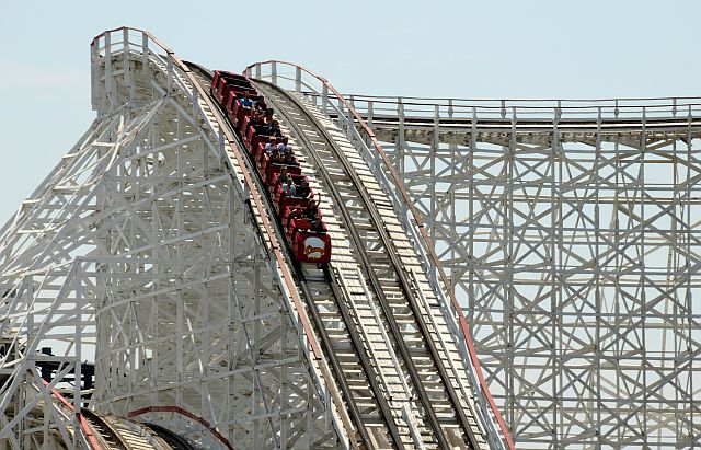 Colossus roller coaster Six Flags Wiki Fandom