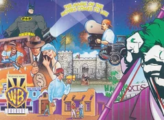 A print advertisement for Warner Bros. Backlot from 1996.