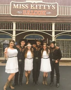 The cast of Countrified in June 2016.