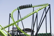 Green Lantern at Six Flags Great Adventure.