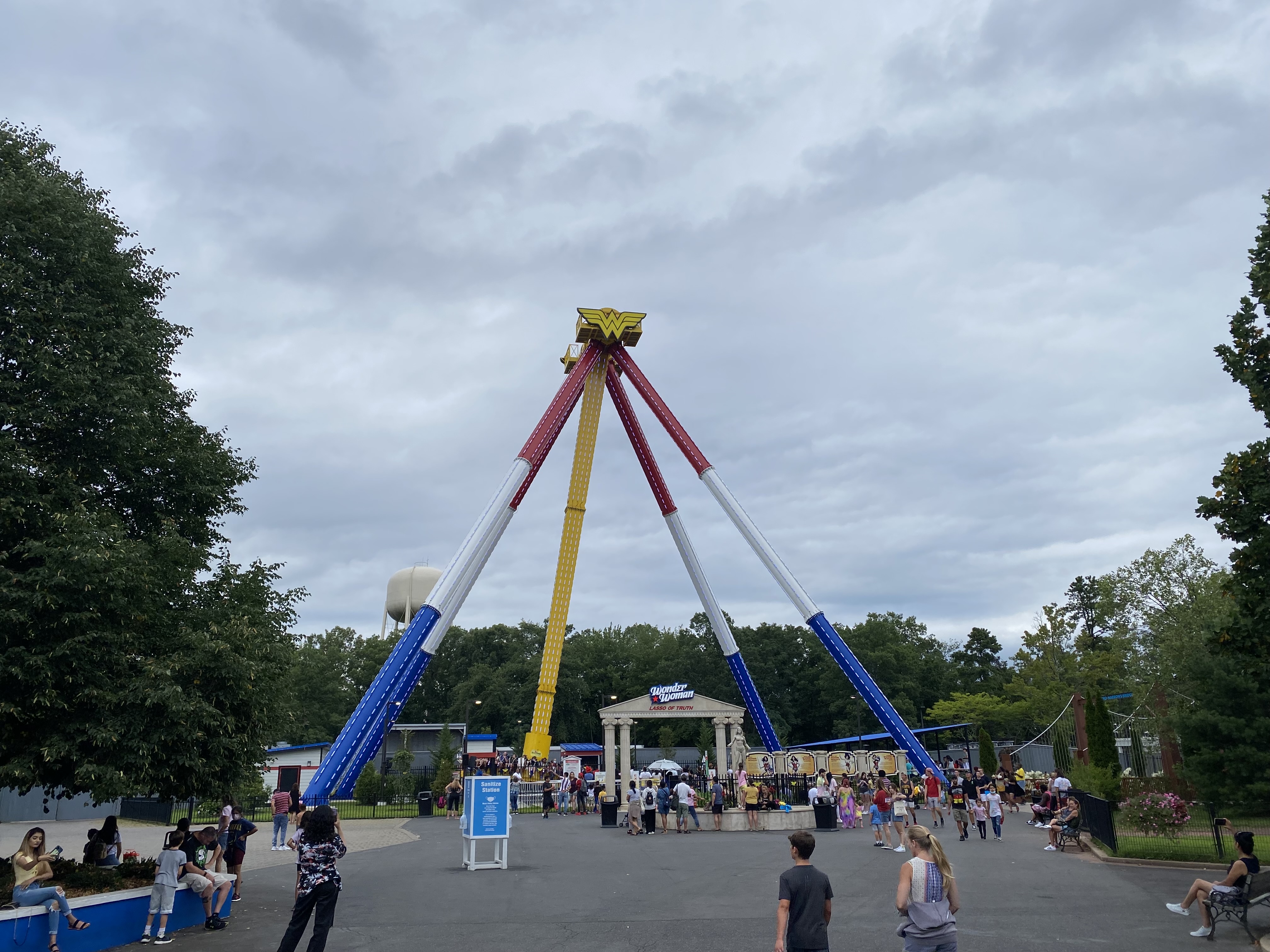 six flags wonder woman