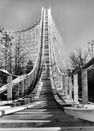 Construction of Screamin Eagle's 100 foot drop (December 19, 1975)