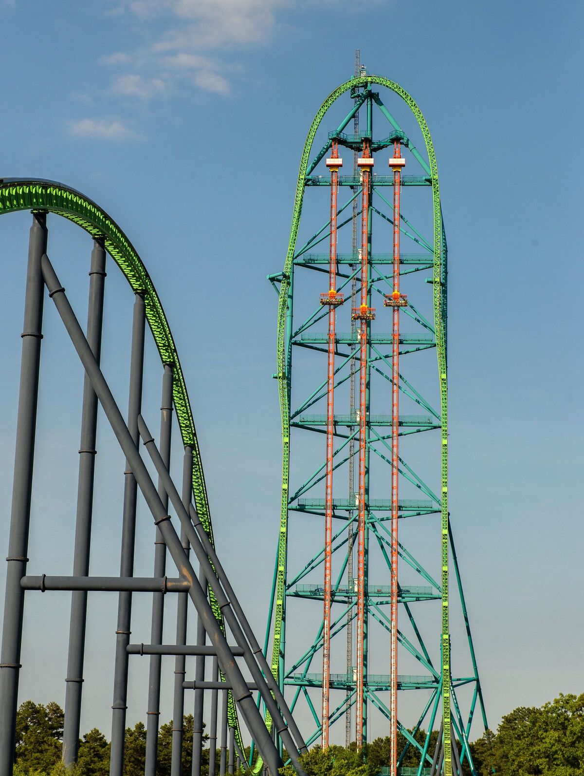 kingda ka roller coaster drop