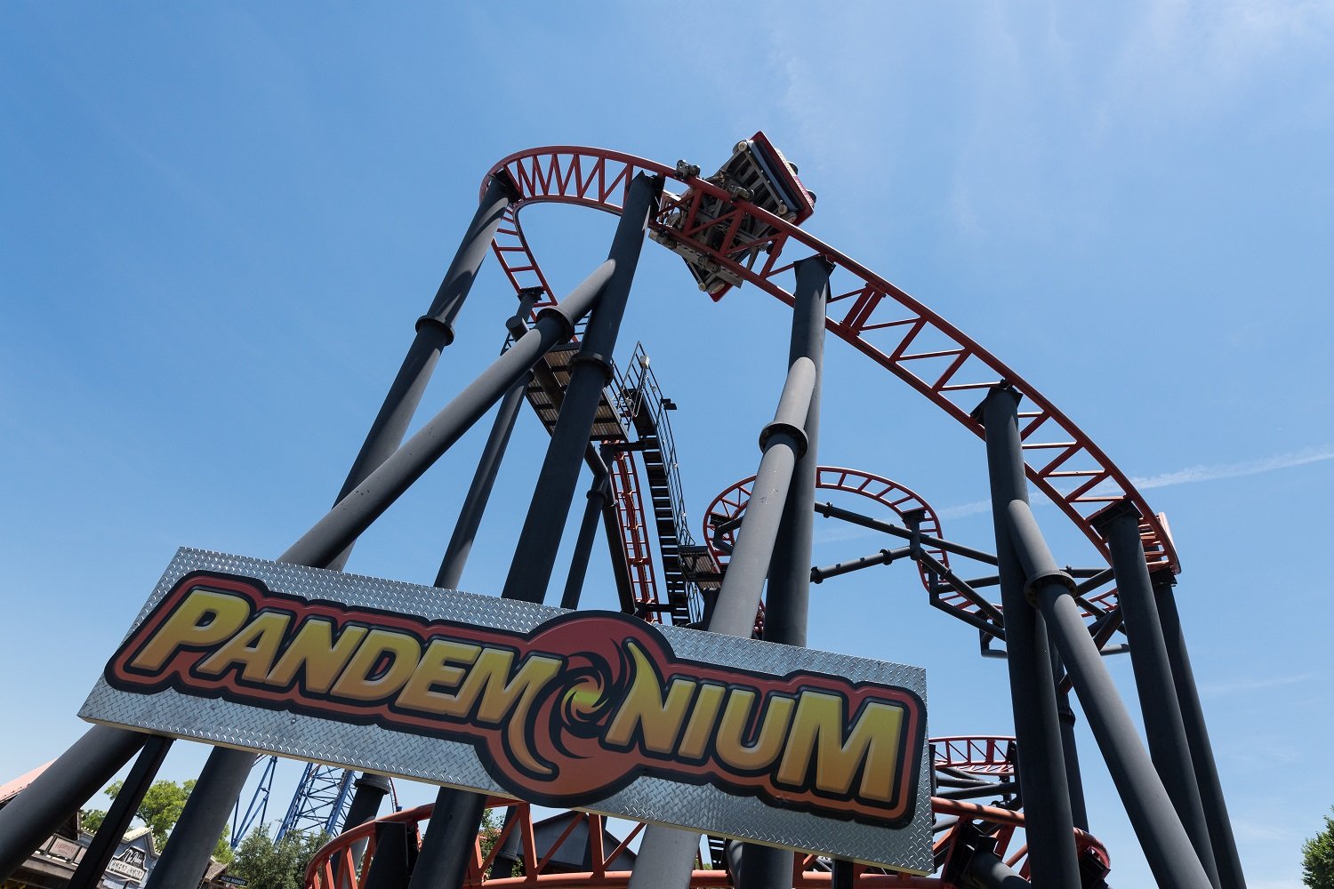 Pandemonium Six Flags Over Texas Six Flags Wiki Fandom