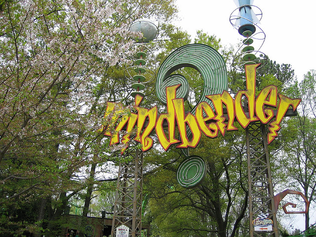 The Riddler Mindbender Six Flags Wiki Fandom