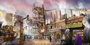 Steam Town concept art