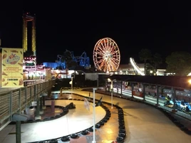 Thunder Beach Speedway At Night
