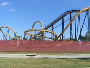 View from outside the park