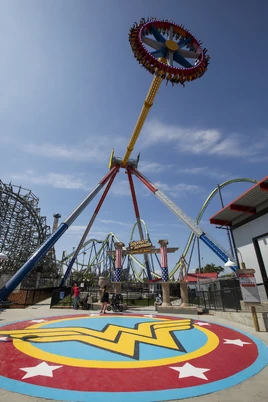 Wonder Woman- Lasso of Truth at Six Flags Discovery Kingdom
