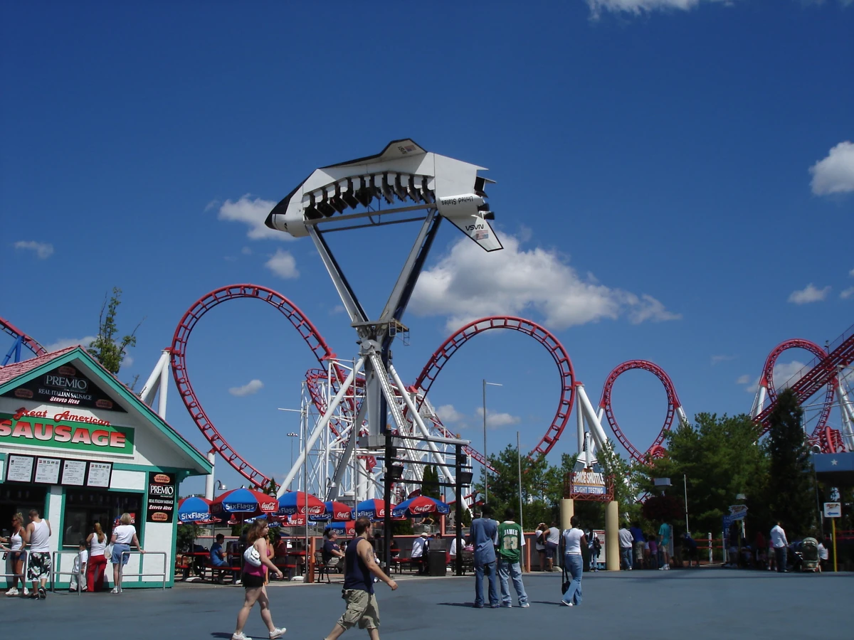 Space Shuttle Six Flags Great - 1200