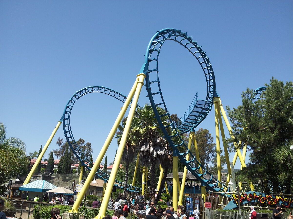 Boomerang Coast to Coaster Six Flags Discovery Kingdom Six