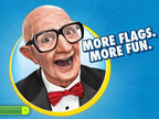 Mr Six in More Flags More Fun