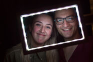 Lucy with Toby Marlow.