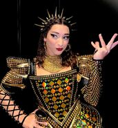 Catherine as portrayed by Giulia Marolda in the seventh Bliss cruise production