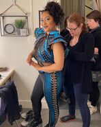 Catherine as portrayed by Nicole Kyoung-Mi Lambert during the Broadway previews