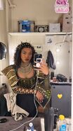 Catherine as portrayed by Khaila Wilcoxon in the second Broadway Production from 18 August to 11 September 2023