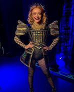 Catherine as portrayed by Abbi Hodgson in the second Breakaway cruise production