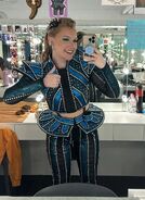 Teal Pants variation, as worn by Gabriella Boumford.