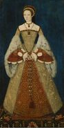 Catherine Parr as painted by Master John c. 1545.